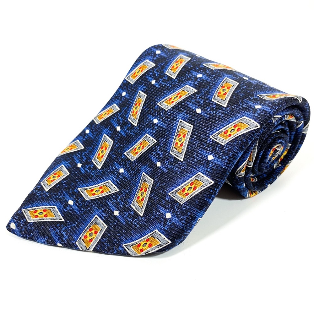 Robert Talbott Nordstrom Silk Neck Tie Casino Cards Hand Sewn 100% Silk